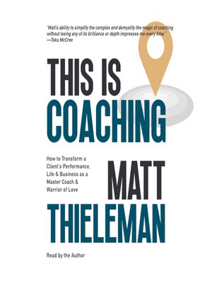 cover image of This is Coaching
